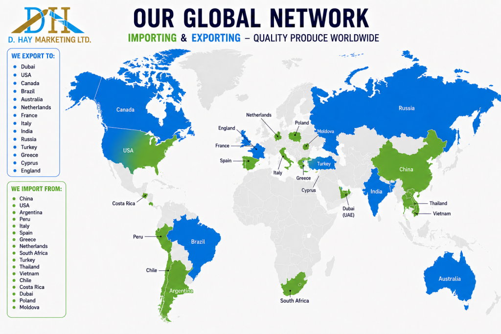 D.Hai global fresh produce import and export network